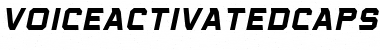 Download Voice Activated Caps BB Bold Italic Font Title Preview