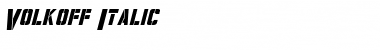 Download Volkoff Italic Font Title Preview