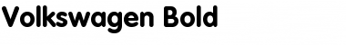 Download Volkswagen-Bold Regular Font Title Preview