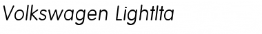 Download Volkswagen-LightIta Regular Font Title Preview