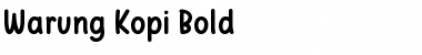 Download Warung Kopi Bold Font Title Preview