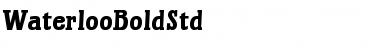 Download Waterloo Bold Std Regular Font