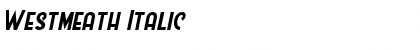 Download Westmeath Italic Font Title Preview