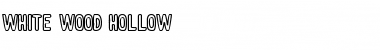 Download White wood Hollow Regular Font Title Preview