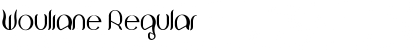 Download Wouliane Regular Font Title Preview