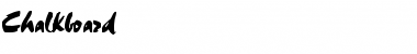 Download Chalkboard Regular Font Title Preview