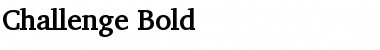 Download Challenge Bold Font Title Preview