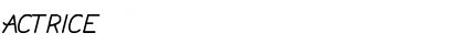 Download Actrice Regular Font Title Preview