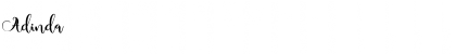 Download Adinda Regular Font Title Preview