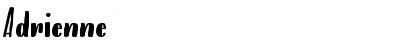 Download Adrienne Regular Font Title Preview
