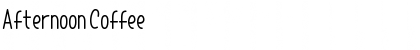 Download Afternoon Coffee Coffee Font Title Preview