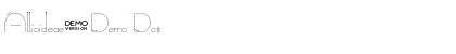 Download Allioideae-Demo Dot Font Title Preview