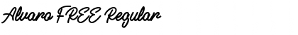 Download Alvaro FREE Regular Font Title Preview