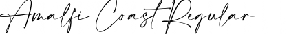 Download Amalfi Coast Regular Font Title Preview