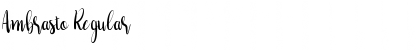 Download Ambrasto Regular Font Title Preview