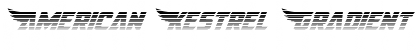 Download American Kestrel Gradient Regular Font Title Preview