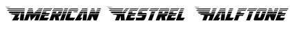 Download American Kestrel Halftone Regular Font Title Preview