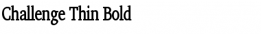 Download Challenge Thin Bold Font Title Preview