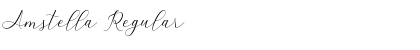 Download Amstella Regular Font Title Preview