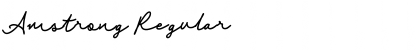 Download Amstrong Regular Font Title Preview