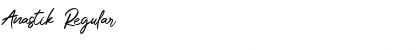 Download Anastik Regular Font Title Preview