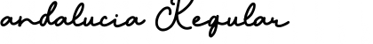 Download andalucia Regular Font Title Preview
