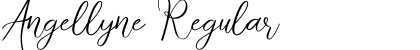 Download Angellyne Regular Font Title Preview