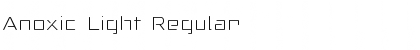 Download Anoxic Light Regular Font Title Preview