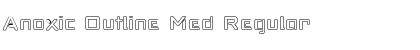 Download Anoxic Outline Med Regular Font Title Preview