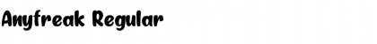 Download Anyfreak Regular Font Title Preview