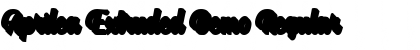 Download Aprilea Extruded Demo Regular Font Title Preview