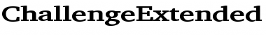 Download ChallengeExtended Bold Font Title Preview