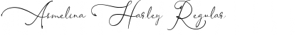 Download Asmelina Harley Regular Font Title Preview