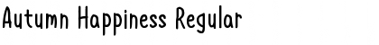 Download Autumn Happiness Regular Font Title Preview