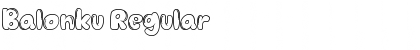 Download Balonku Regular Font Title Preview