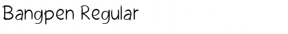 Download Bangpen Regular Font Title Preview