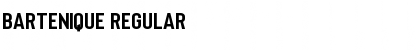 Download Bartenique Regular Font Title Preview