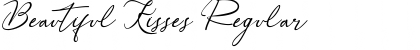 Download Beautiful Kisses Regular Font Title Preview