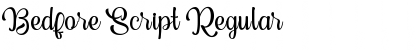 Download Bedfore Script Regular Font Title Preview