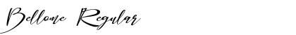 Download Bellome Regular Font Title Preview