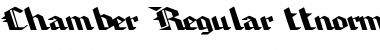 Download Chamber Regular Font Title Preview