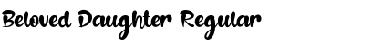 Download Beloved Daughter Regular Font Title Preview