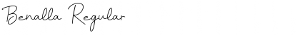 Download Benalla Regular Font Title Preview
