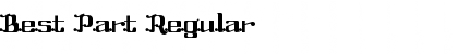 Download Best Part Regular Font Title Preview