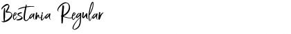 Download Bestania Regular Font Title Preview