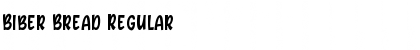 Download Biber Bread Regular Font Title Preview