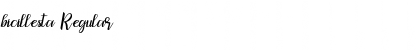 Download bicillesta Regular Font Title Preview