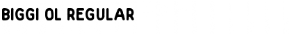 Download Biggi Ol Regular Font Title Preview
