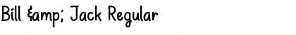 Download Bill & Jack Regular Font Title Preview