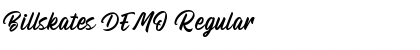 Download Billskates DEMO Regular Font Title Preview